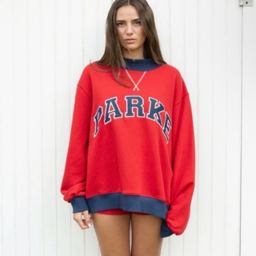 Parke Women's Red Sweatshirt LIMITED EDITION
